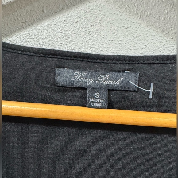 Honey Punch Matte Black Sequin Mini Dress - Picture 5 of 7